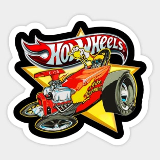 Mike Zarnock's Altered Roadster on FRONT of Sticker